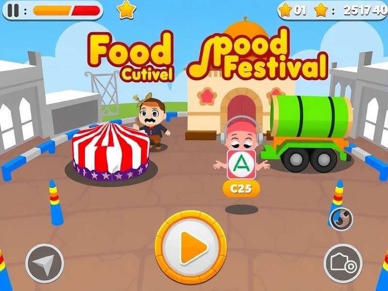 Ahmedabad Food Festival Game Screenshot